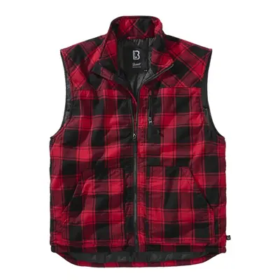 Brandit Lumber Vest red/black