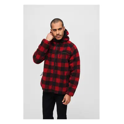 Brandit Teddyfleece Worker Jacket red/black