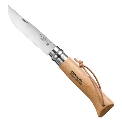 Opinel VRI N°08 Inox Adventurer natural kés