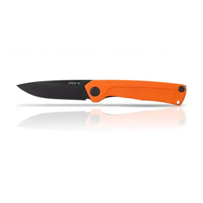 ANV Z200 - DLC Black, G10 Orange, Liner Lock