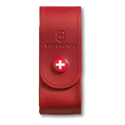 Victorinox késre piros bőrtok