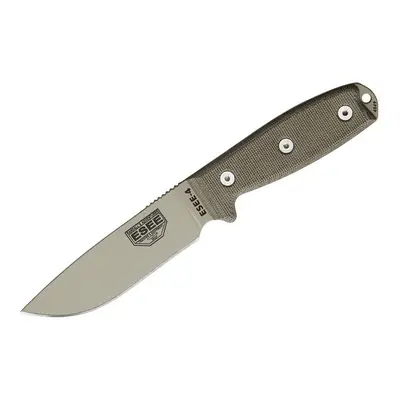 ESEE 4 1095 OD Green Micarta, Black Sheath, MOLLE Back