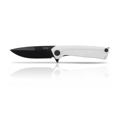 ANV Z100 - DLC Black, G10 White, Liner Lock