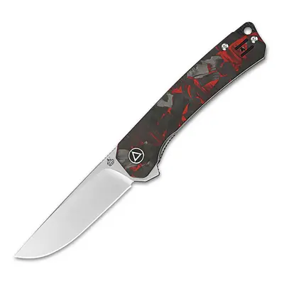 QSP Osprey QS139-F1 Carbon Fiber G10 Black & Red kés