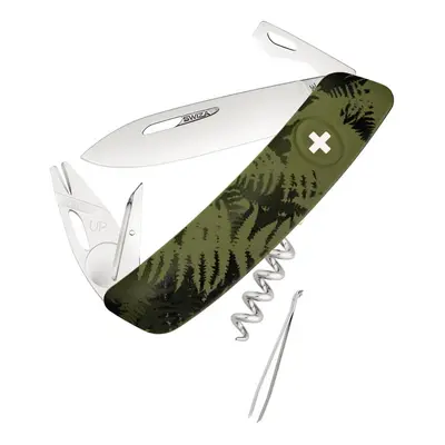 Swiza TT03 Tick Tool Olive Fern kés