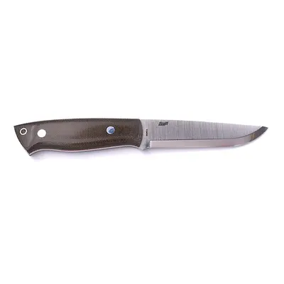 Brisa Trapper 115 Elmax Scandi / Green Micarta / Sheath Bushcraft 115