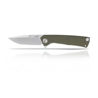 ANV Z100 - Stonewash, G10 Olive, Liner Lock