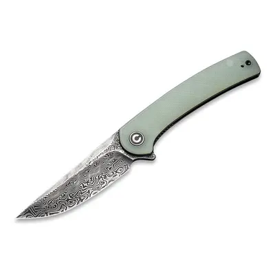 Civivi Mini Asticus C19026B-DS1 Natural G10 Damascus kés