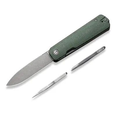 Civivi Sendy C21004A-1 Nitro-V Green Canvas Micarta