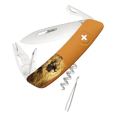 Swiza TT03 Tick Tool Wildlife Lion Orange kés