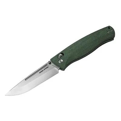 Real Steel Pathfinder Scandi 14C28N Green Micarta 7851G