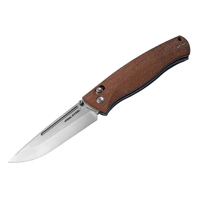 Real Steel Pathfinder Scandi 14C28N Brown Micarta 7851B