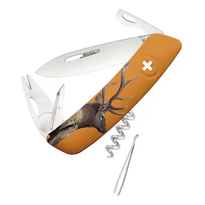 Swiza TT03 Tick Tool Wildlife Deer Orange kés