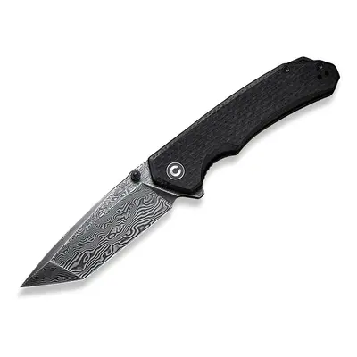 Civivi Brazen C2023DS-1 Damascus Black Micarta