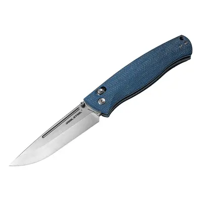 Real Steel Pathfinder Scandi 14C28N Blue Micarta 7851D