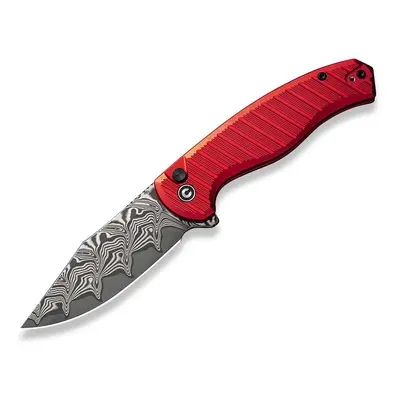 Civivi Stormhowl C23040B-DS1 Damascus Red Aluminum