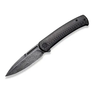 Civivi Cetos C21025B-DS1 Carbon Fiber Damascus Black