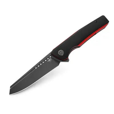 Bestech Slyther BG51C Black & Red G10 Sandvik 14C28N kés