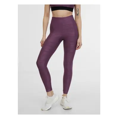 Lila női mintás sport leggings