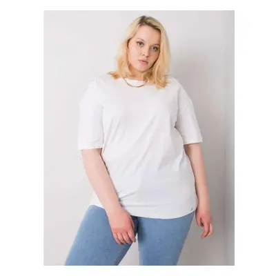 Női plus size póló GAIA fehér