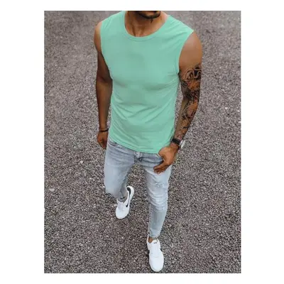 Férfi sima tank top VALE menta