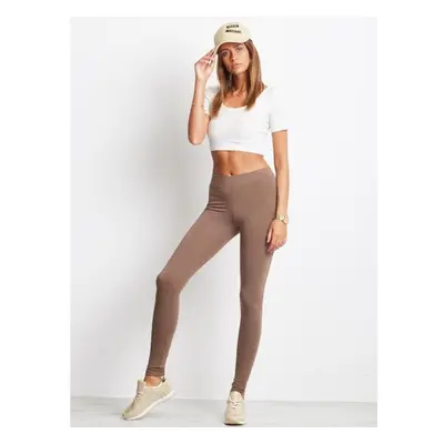 Női leggings BASIC barna