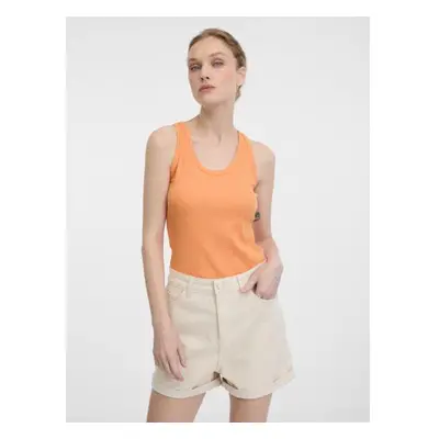 Narancssárga női crop top