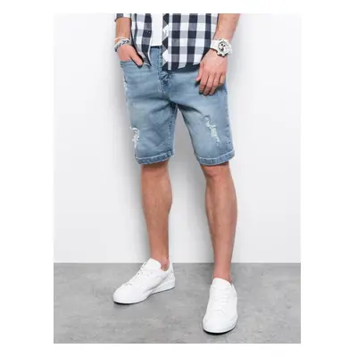 Férfi farmer rövidnadrág LAGIRA light denim