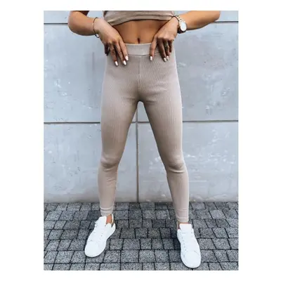 Női leggings OLIVE BRANCH bézs