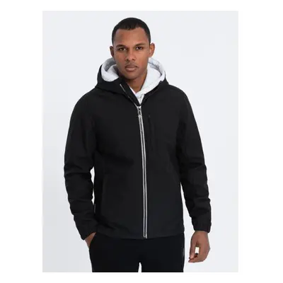 Férfi dzseki SOFTSHELL gyapjúval V2 OM-JANP-0137 fekete