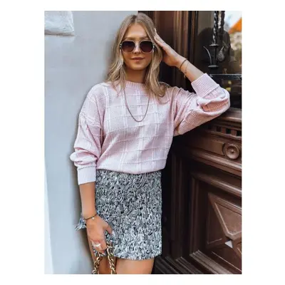 Női oversize pulóver SKYLARK pink