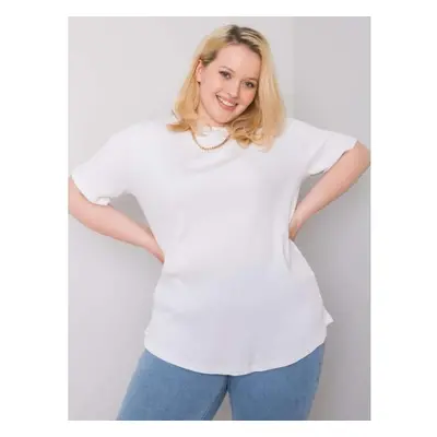 Női plus size blúz STELLA fehér