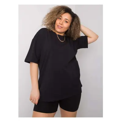 Női plus size póló GAIA fekete