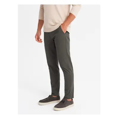 Férfi REGULAR FIT egyenruhás chino nadrág - khaki