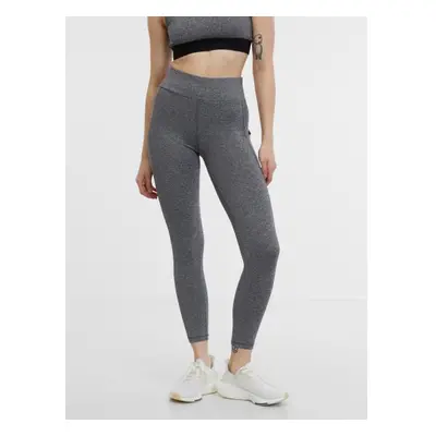 Szürke női csíkos sport leggings