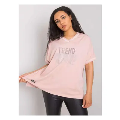 Női plus size blúz BILLI pink