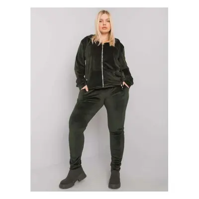 Női plus size készlet MICHELL khaki