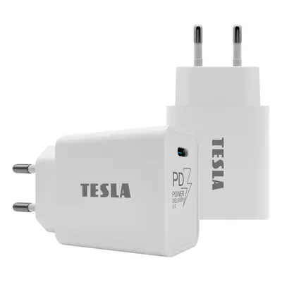 Tesla Power Charger T100, Gyorstöltő 20 W PD 3,0/PPS (fehér szín)