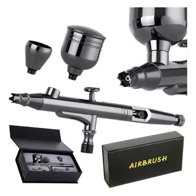 Prémium modellező airbrush festőpisztoly 0.3 mm-es fúvókával, 2 tartállyal Technic X301