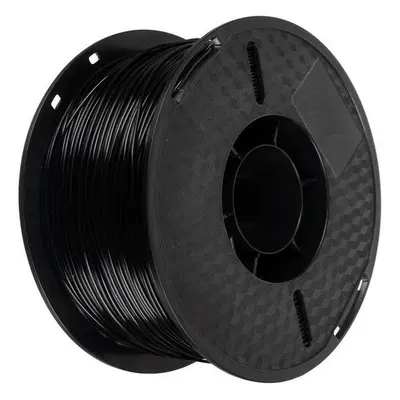 PLA 3D filament szál utántöltő henger, 3D nyomtatóhoz, 1,75 mm, kb.330 méter, fekete