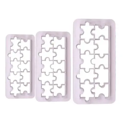 3 részes Puzzle alakú fondant kiszúró készlet