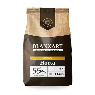 Blanxart Horta 55%-os étcsokoládé korong 1 kg