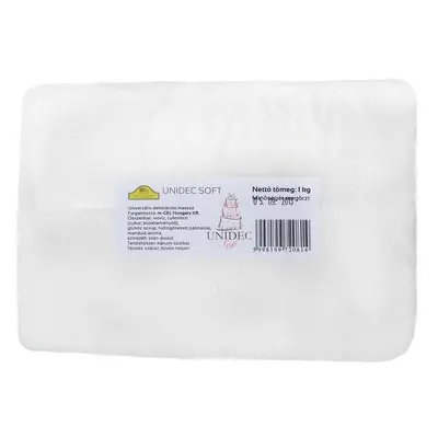 Unidec Soft Fehér Fondant Tortaburkoló Massza, 1 kg - Könnyű Alkalmazás