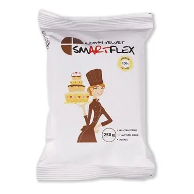 Smartflex Velvet barna fondant massza vanília ízesítéssel 250 g