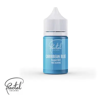 Caribbean blue Fractal SuperiOil olajbázisú ételfesték 30 g