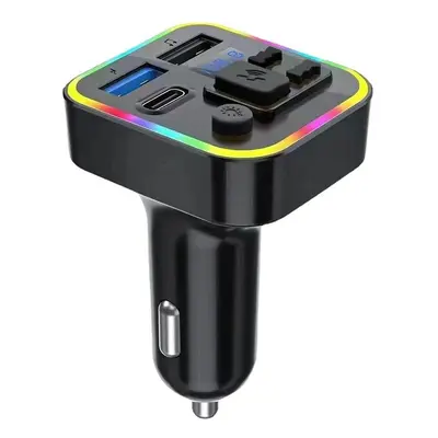 M6 multifunkciós autós mp3 transzmitter két USB bemenettel és LED világítással (BBD)