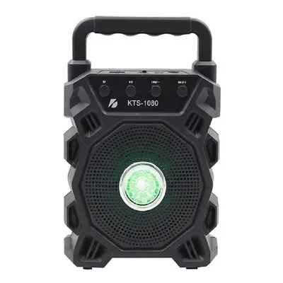 KTS-1080 vezeték nélküli Bluetooth hangszóró LED-es party lámpával (BBV)