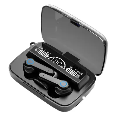 M19 vezeték nélküli bluetooth headset digitális kijelzővel, töltődobozban (BBV)