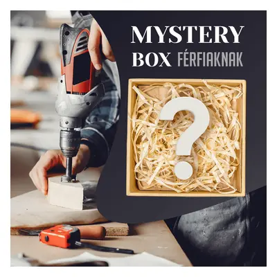 MYSTERY BOX férfiaknak 10 db meglepetés termék 9990.-Ft