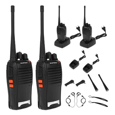 2 darabos Baofeng Walkie Talkie szett zseblámpával, fülhallgatóval - Baofeng BF-777S (BBV)